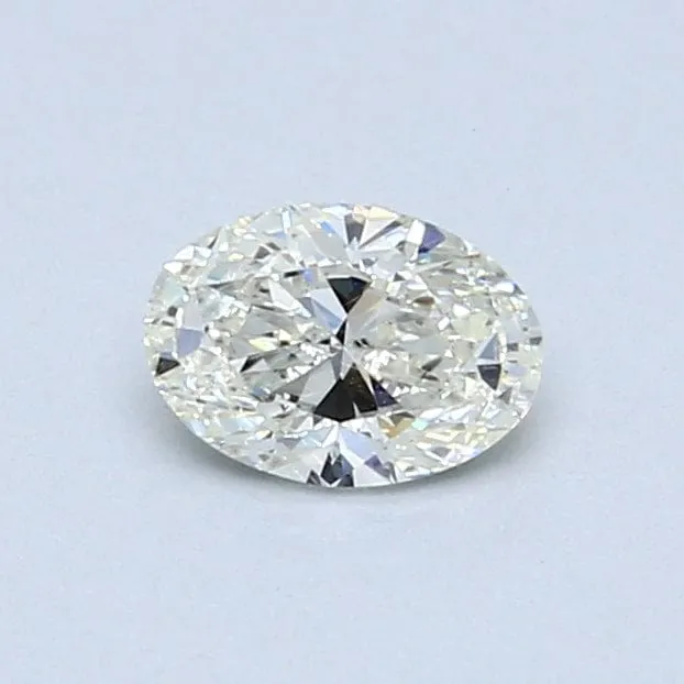 0.50 Carat J SI1 Oval Diamond