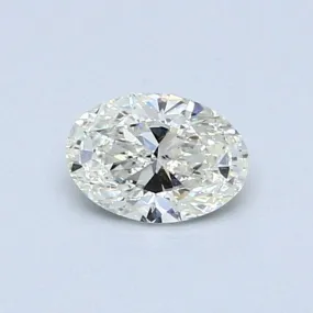 0.50 Carat J SI1 Oval Diamond