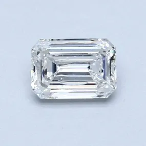 0.70 Carat E SI1 Emerald Diamond