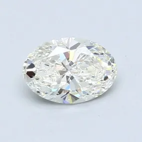 0.71 Carat J SI1 Oval Diamond