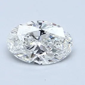 0.90 Carat F SI1 Oval Diamond