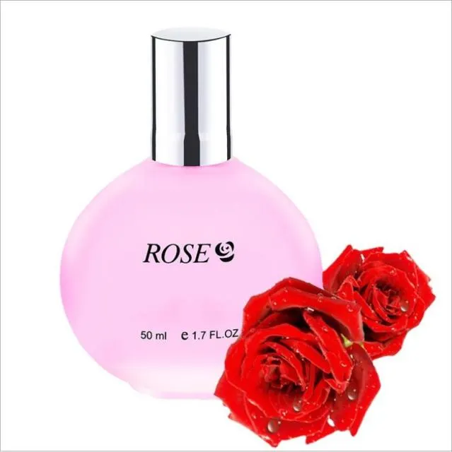 50ml Women Brand Fragrance Lasting for  Perfume Rose flower Natural Lady Parfum Fragrances Original Liquid Antiperspirant S2436