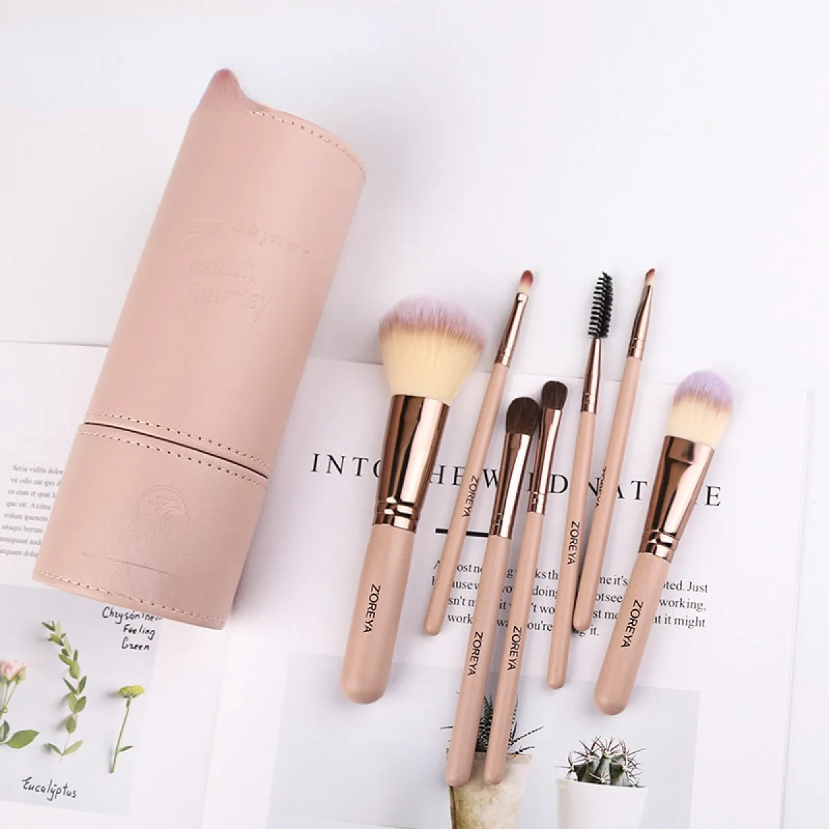 7pcs Beginner Makeup Brushes Set