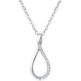 9ct Magnificent White Gold Diamond Pendant