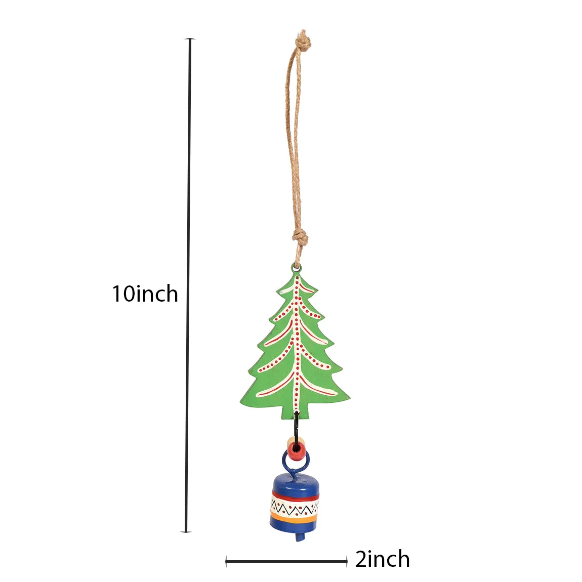 Aakriti Art Creations Green Tree Wind Chimes for Home