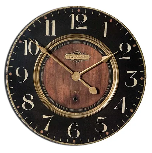 Alexandre Martinot 23" Wall Clock