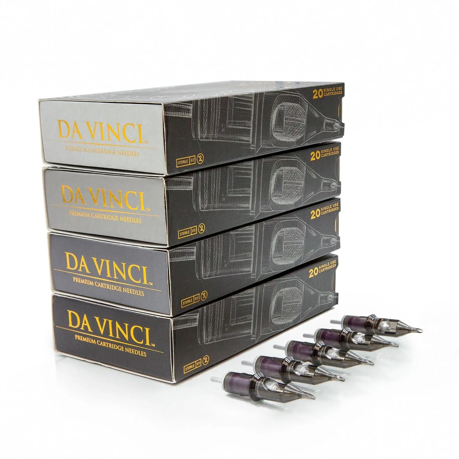 Bishop Da Vinci V2 Cartridges #12 Round Shader