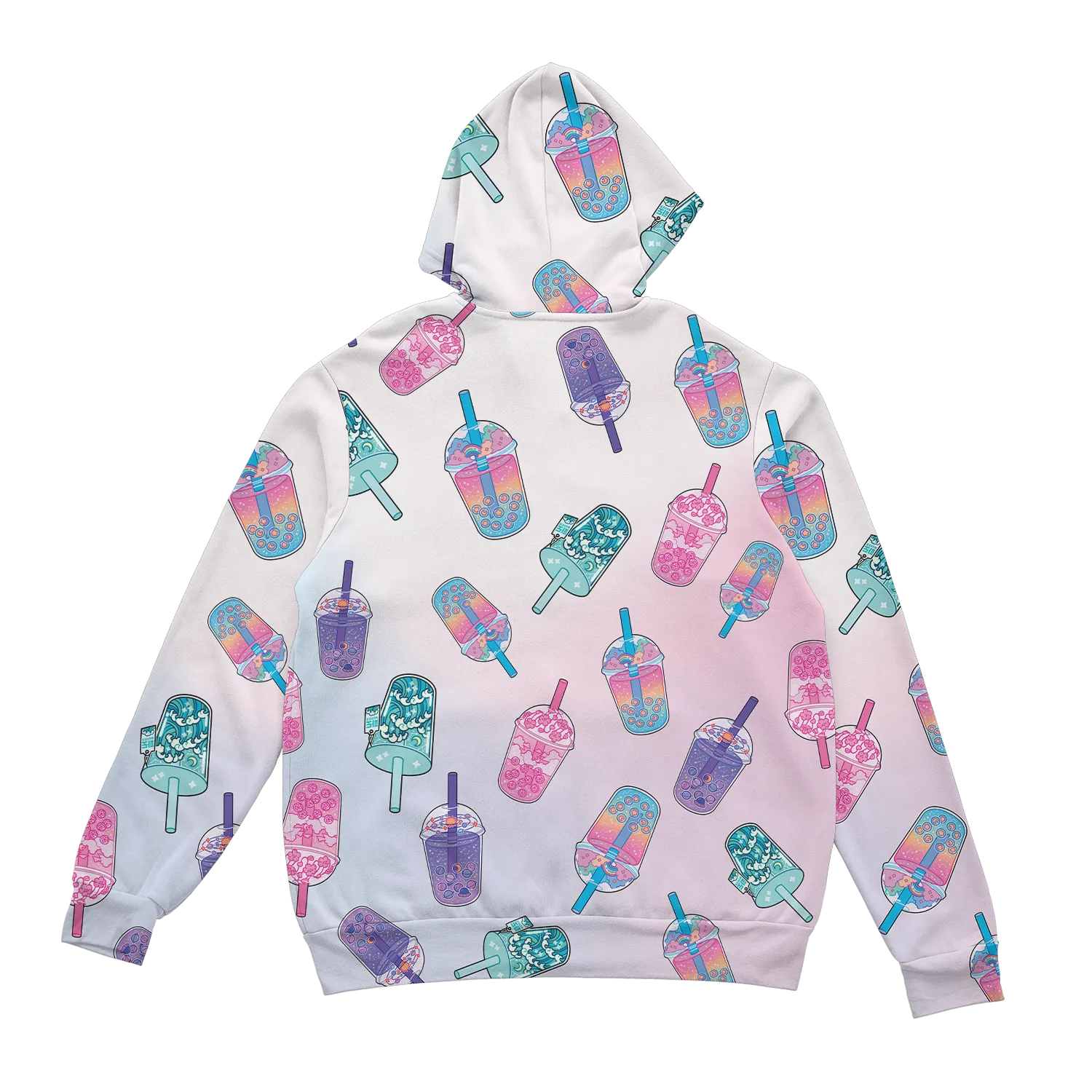 Boba Tea Zip Up Hoodie