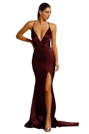 BUY IT JADORE Georgia Gown  (Burgundy)