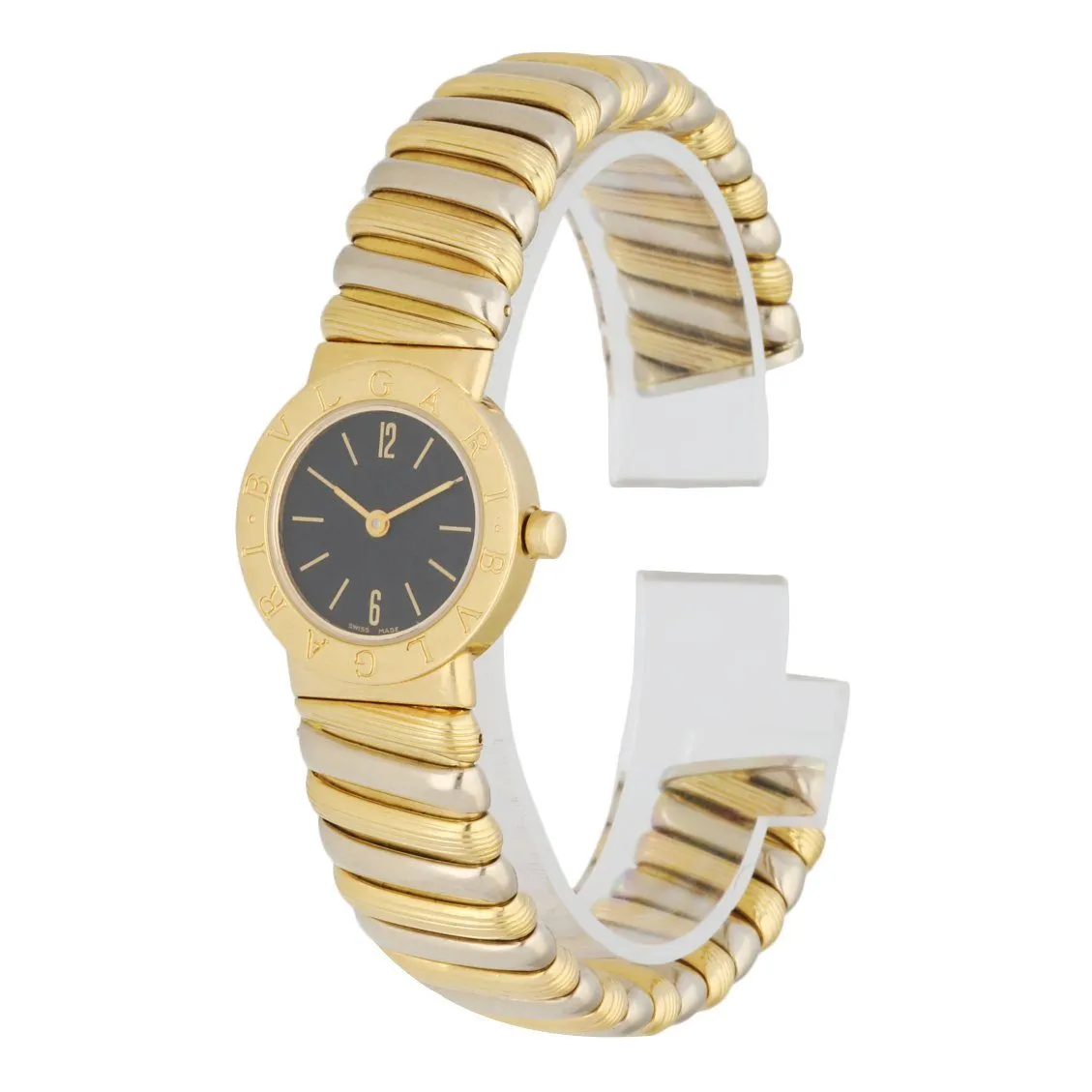 Bvlgari Tubogas BB 23.2T 18K Yellow & White Gold Ladies Watch