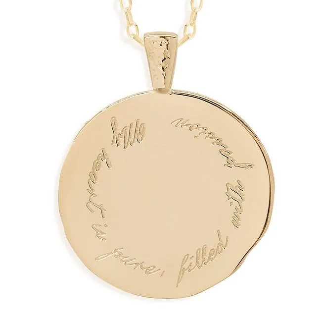 By Charlotte Aries Written in the Stars Zodiac Necklace, Gold or Silver