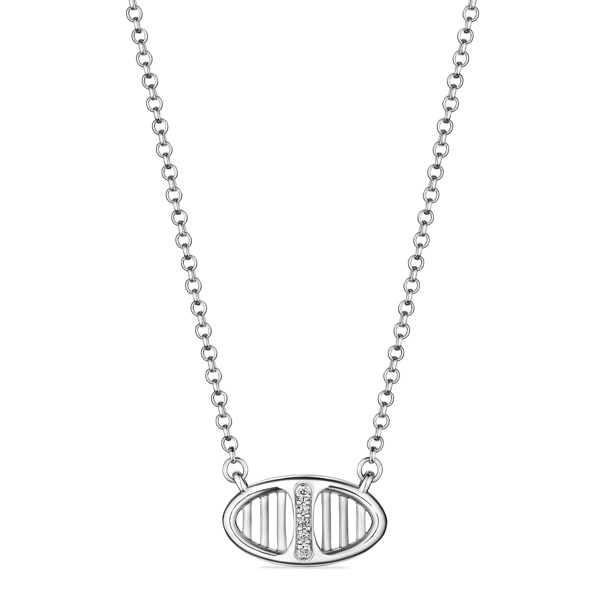 Cielo Necklace with Diamonds