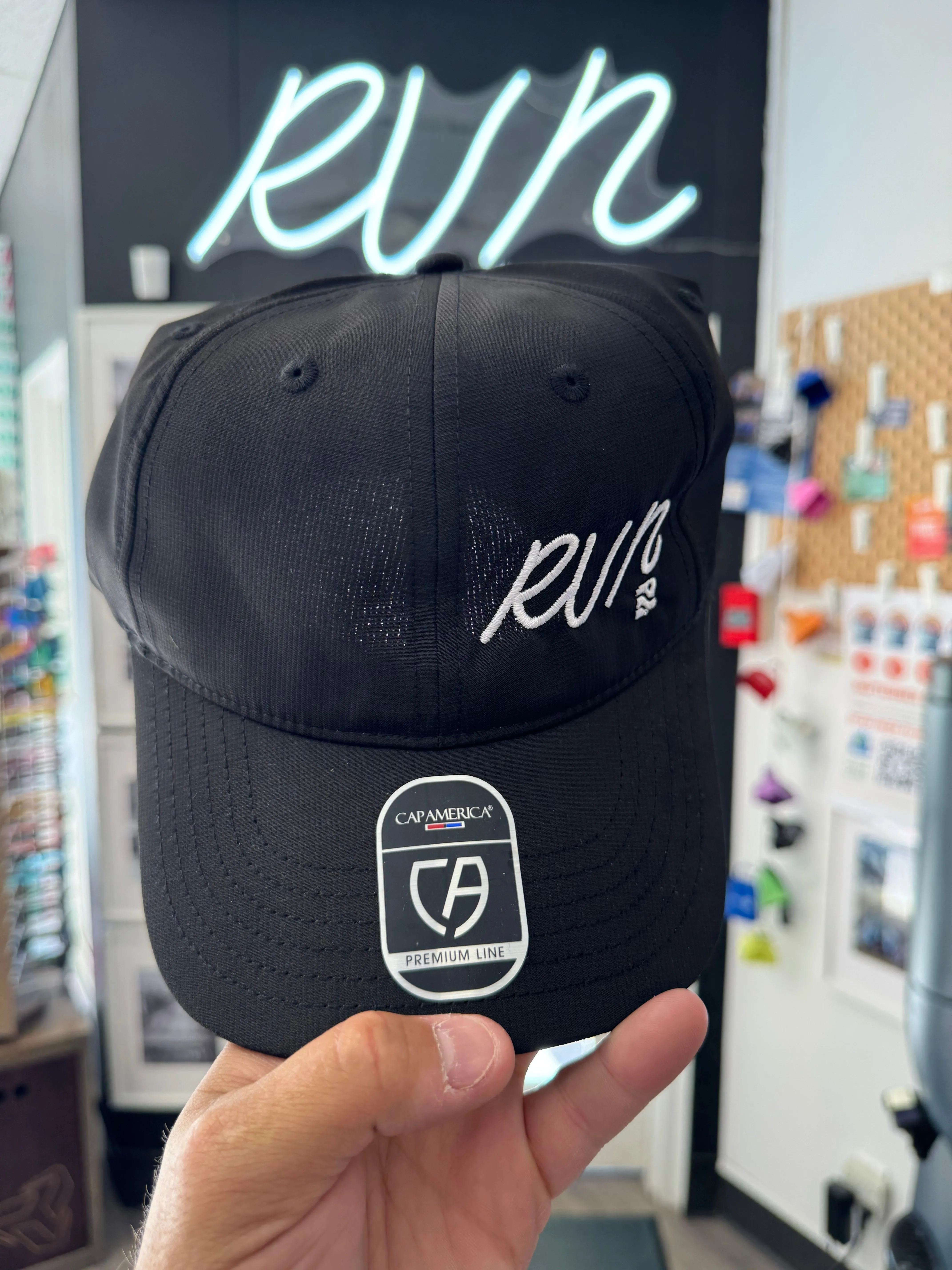 City Park Runners " RUN " Premium Performance hat