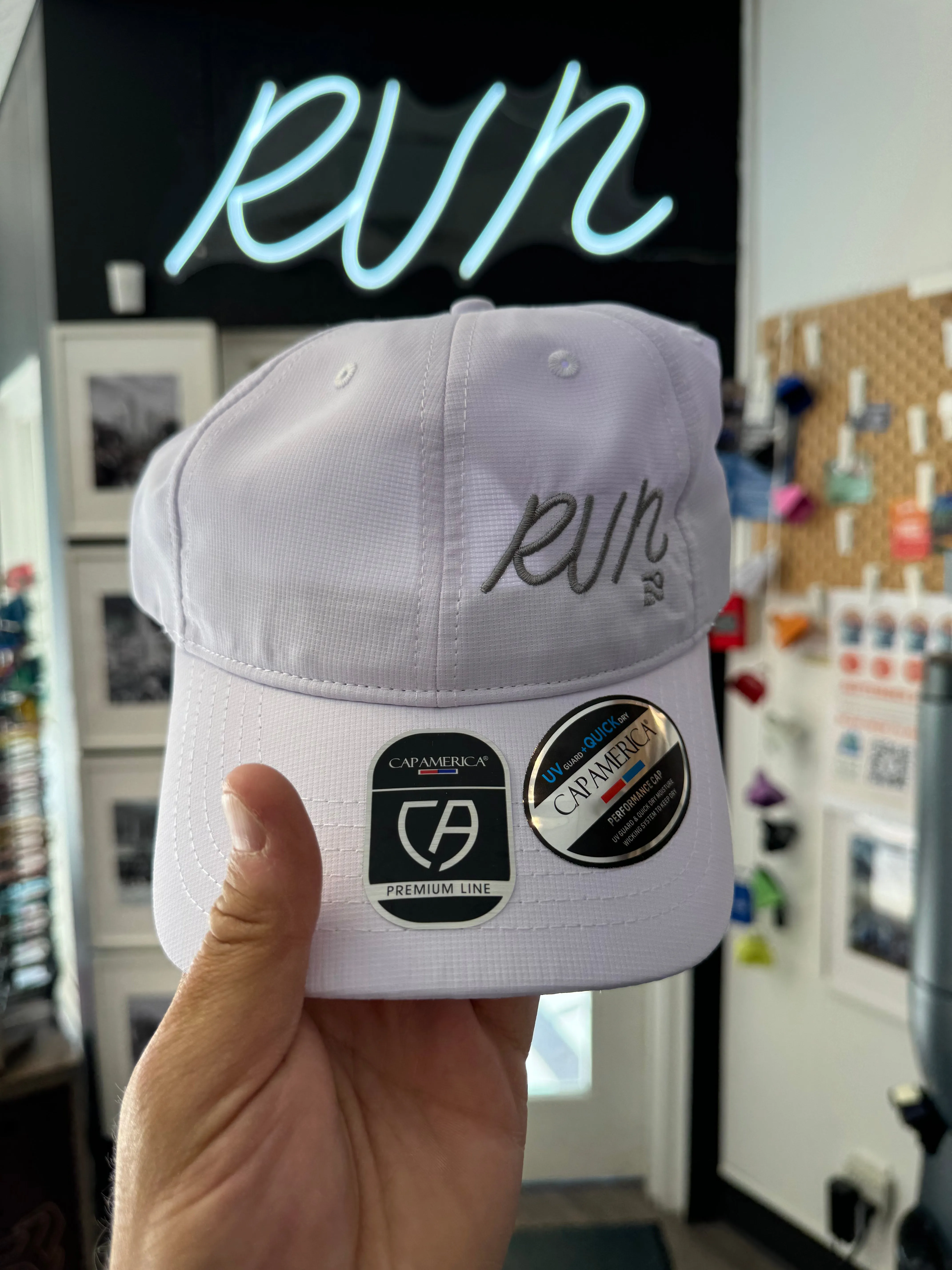 City Park Runners " RUN " Premium Performance hat