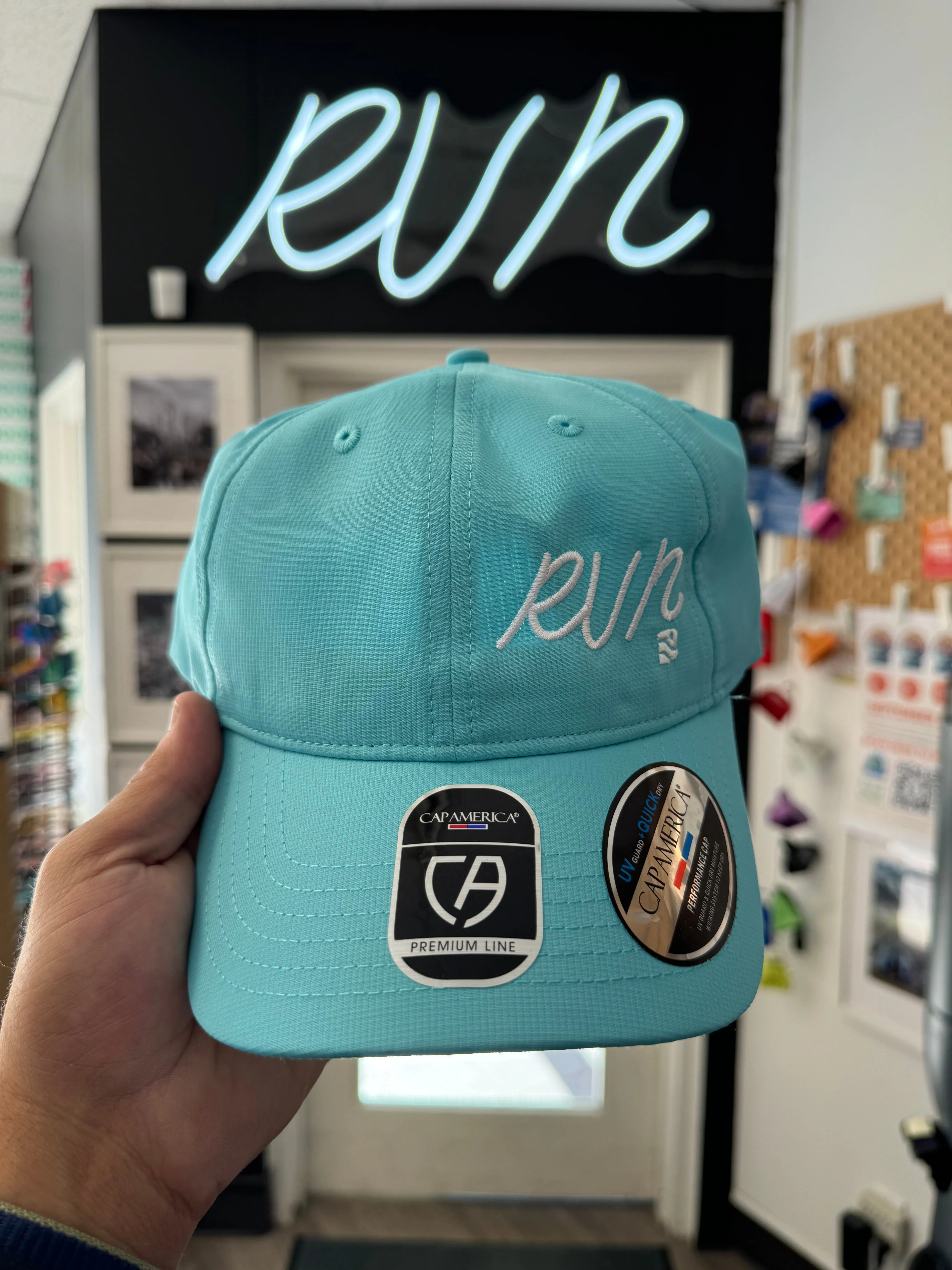 City Park Runners " RUN " Premium Performance hat