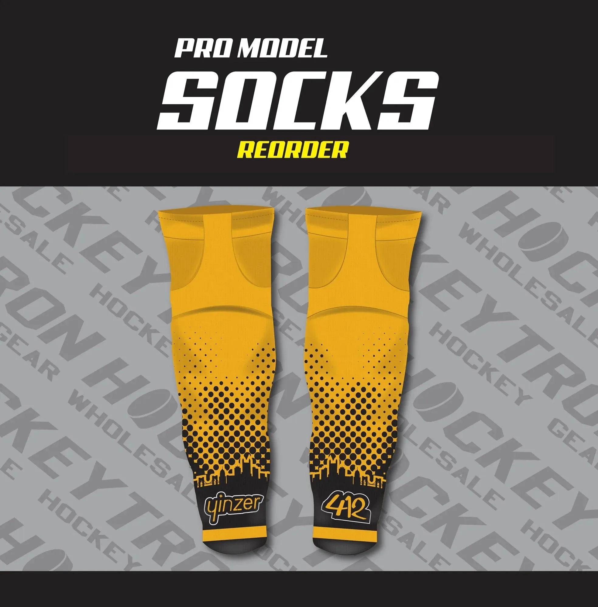 Custom Sublimated Hockey Socks - Reorder