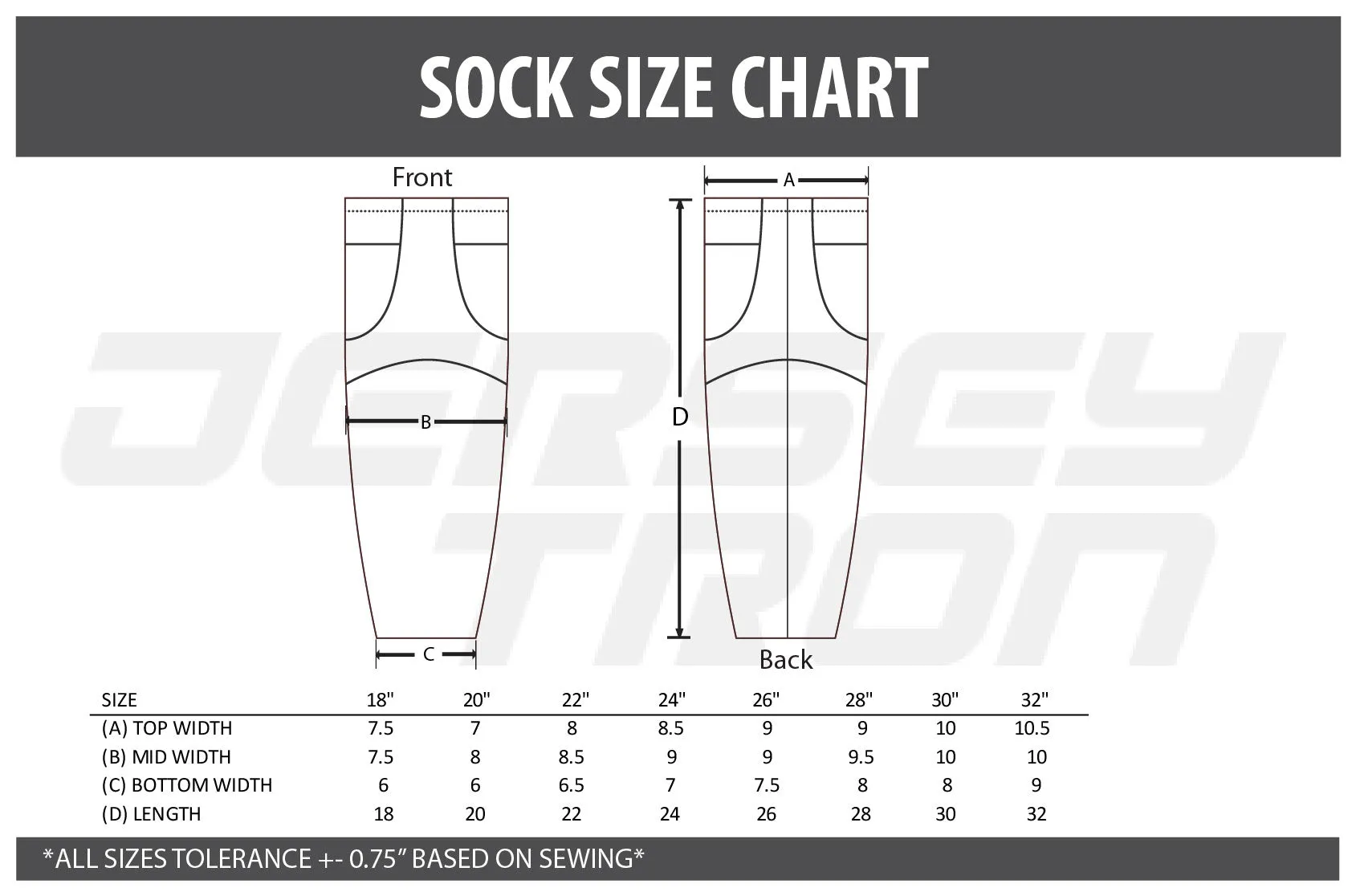 Custom Sublimated Hockey Socks - Reorder