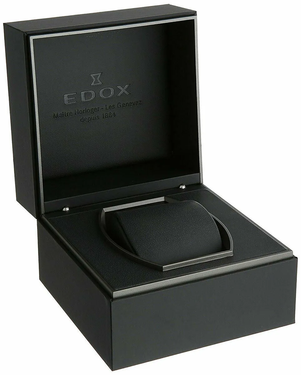 Edox LaPassion Open Heart Stainless Steel Silver Dial Ladies Automatic Watch 85025-3M-ARN