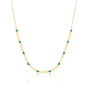 Ember Emerald Necklace