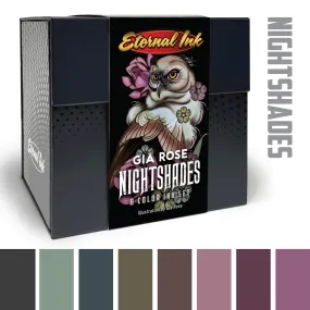 Eternal Ink - Gia Rose Nightshades - 8 Color Boxed Set 1 oz