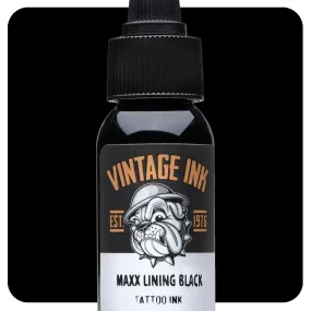 Eternal Ink Maxx Lining Black Tattoo Ink - 1oz