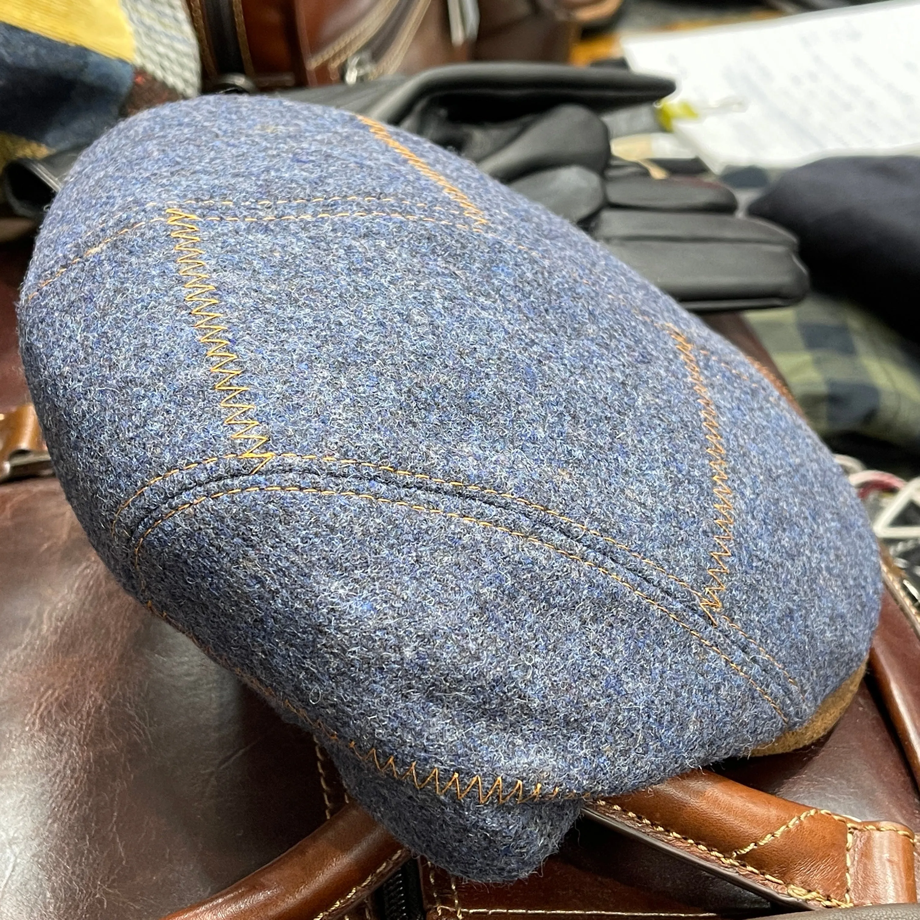 Flat Cap - Contrast - Blue