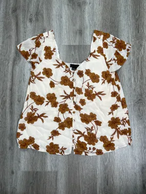 Floral Print Top Short Sleeve Sanctuary, Size S