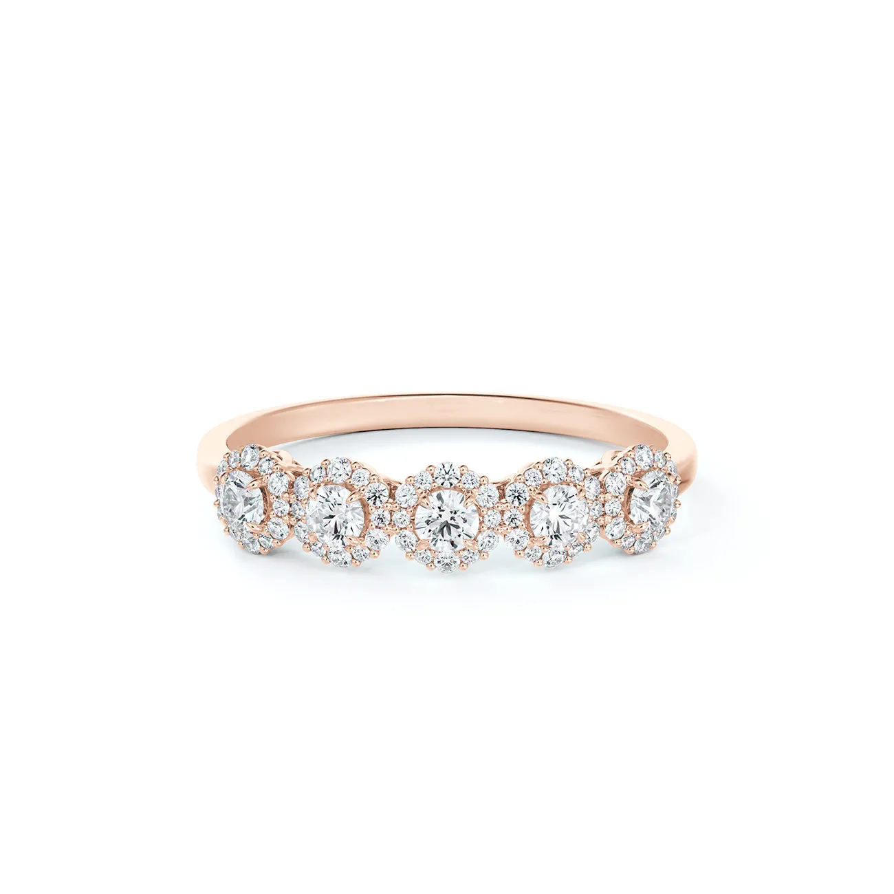 Forevermark Center of My Universe® Floral Halo Diamond Band