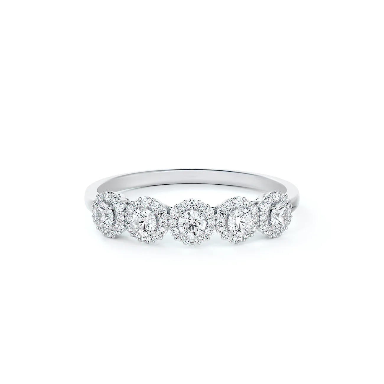 Forevermark Center of My Universe® Floral Halo Diamond Band