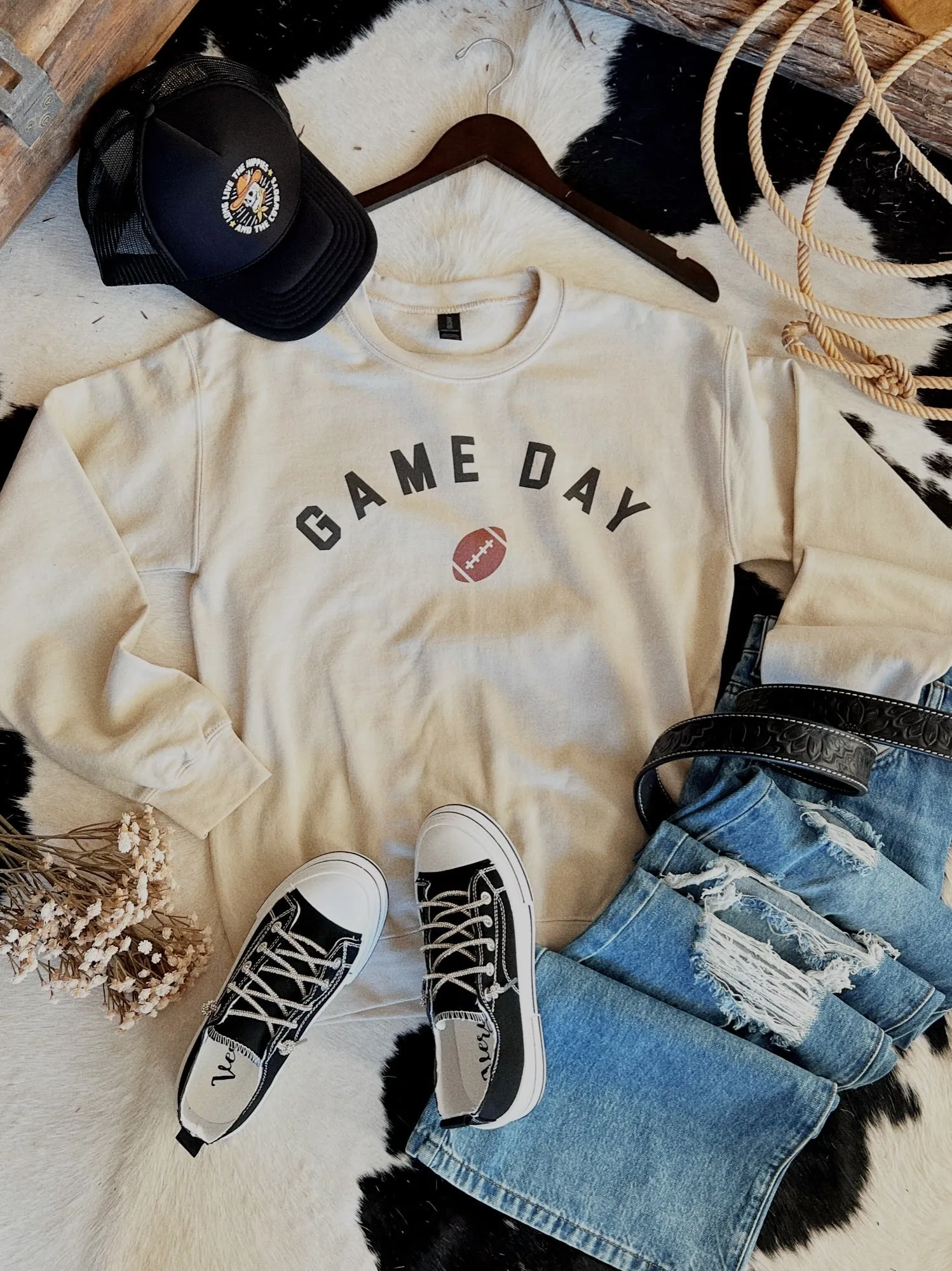 Game Day Crew Neck Sweatshirt