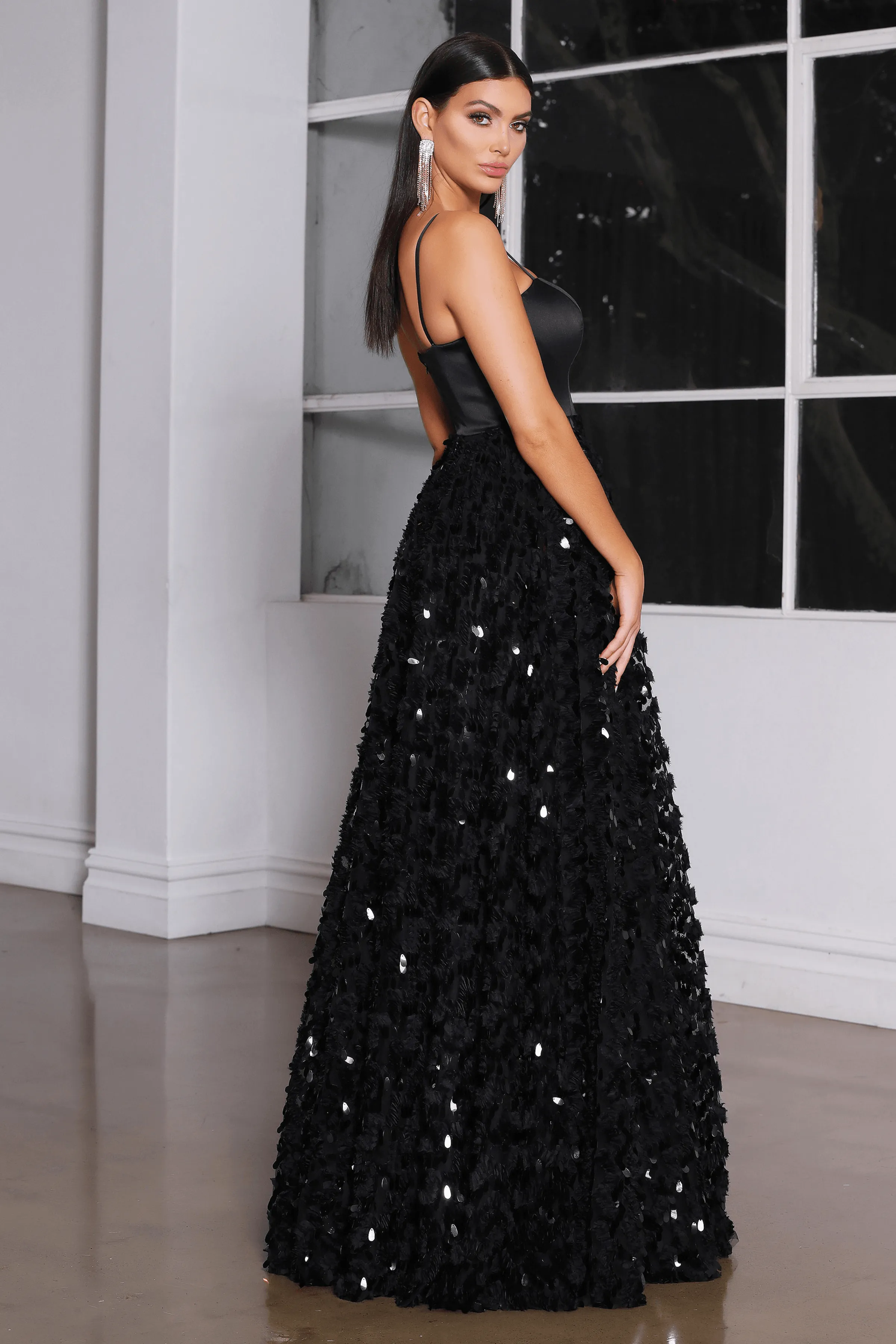 Jadore Zia Gown (Black) - RRP $585