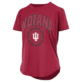 Ladies Indiana Hoosiers Irvine Edith Puff T-Shirt