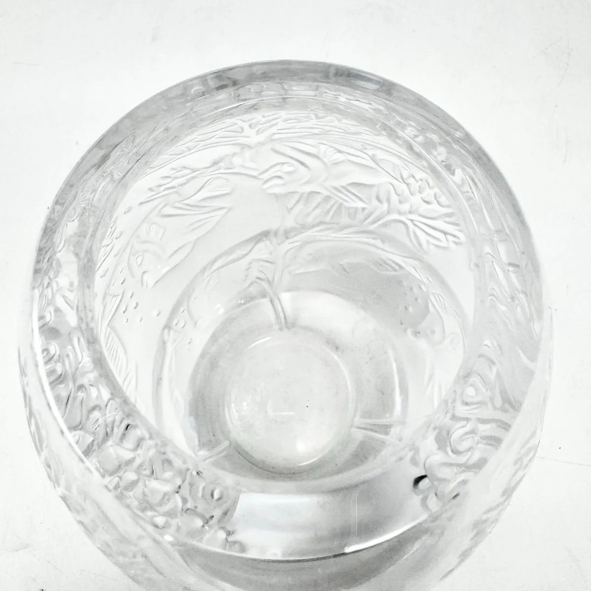 Lalique Fish and Coral Vase