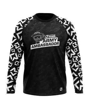 Little Rider Co 'Black/White' Jersey - Army Ambassador Series