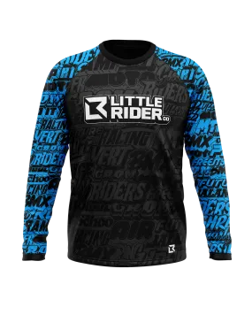 Little Rider Co 'Electric Blue' Jersey - INSPIRE Series Long or Short Sleeve