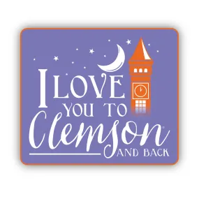 Love You To Clemson Decal