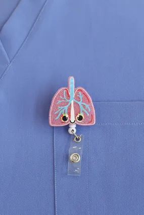 Lungs Respiratory ID Badge