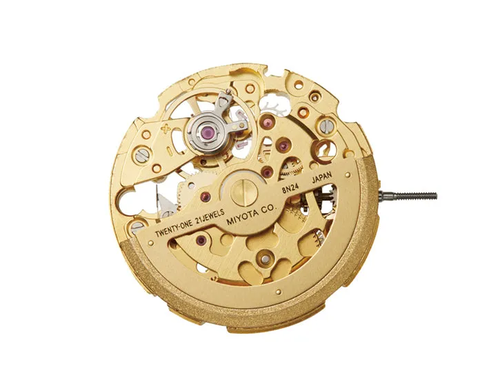 Miyota 8N24 Gold Movement