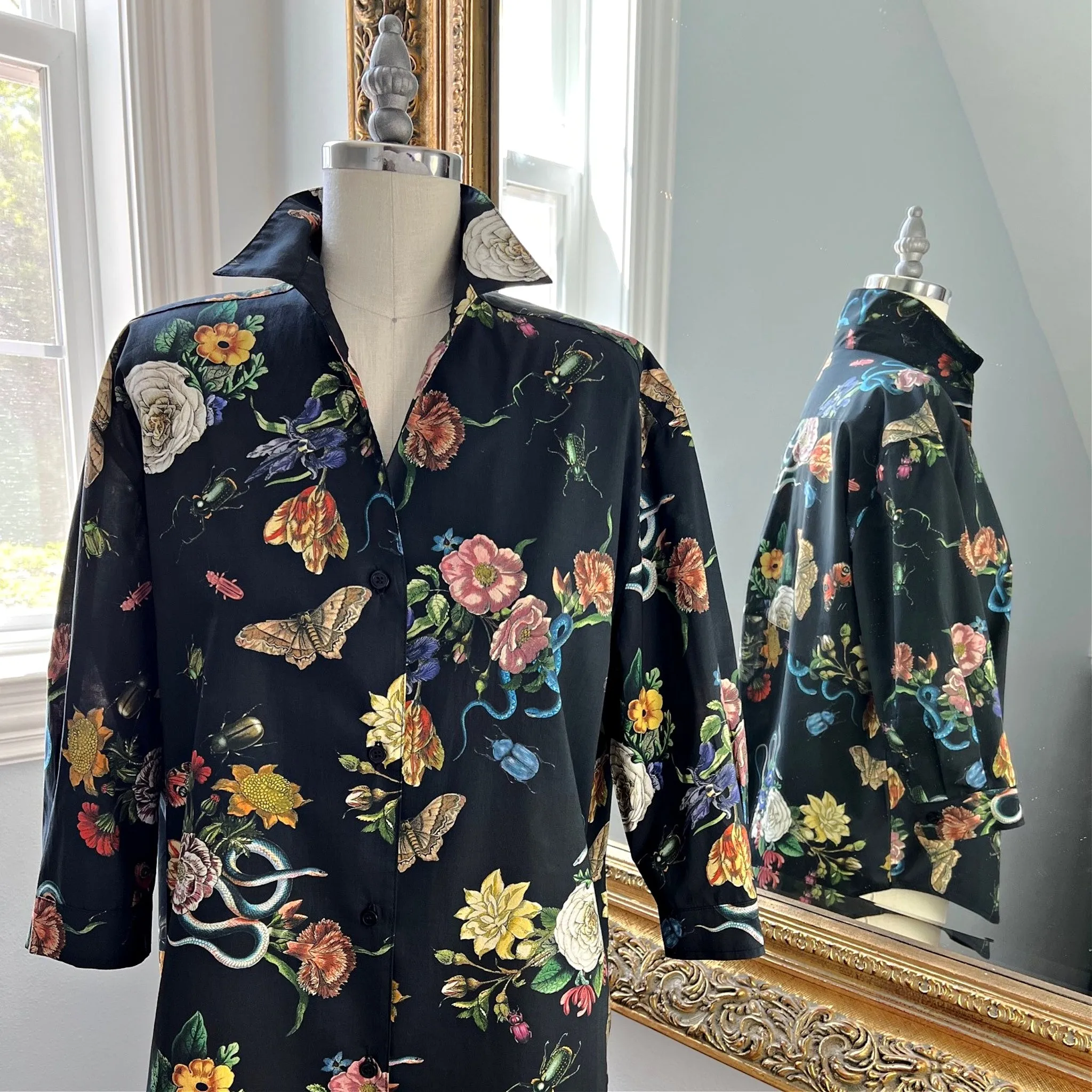 Molly Goodall Midnight Grand Botanical Shirt