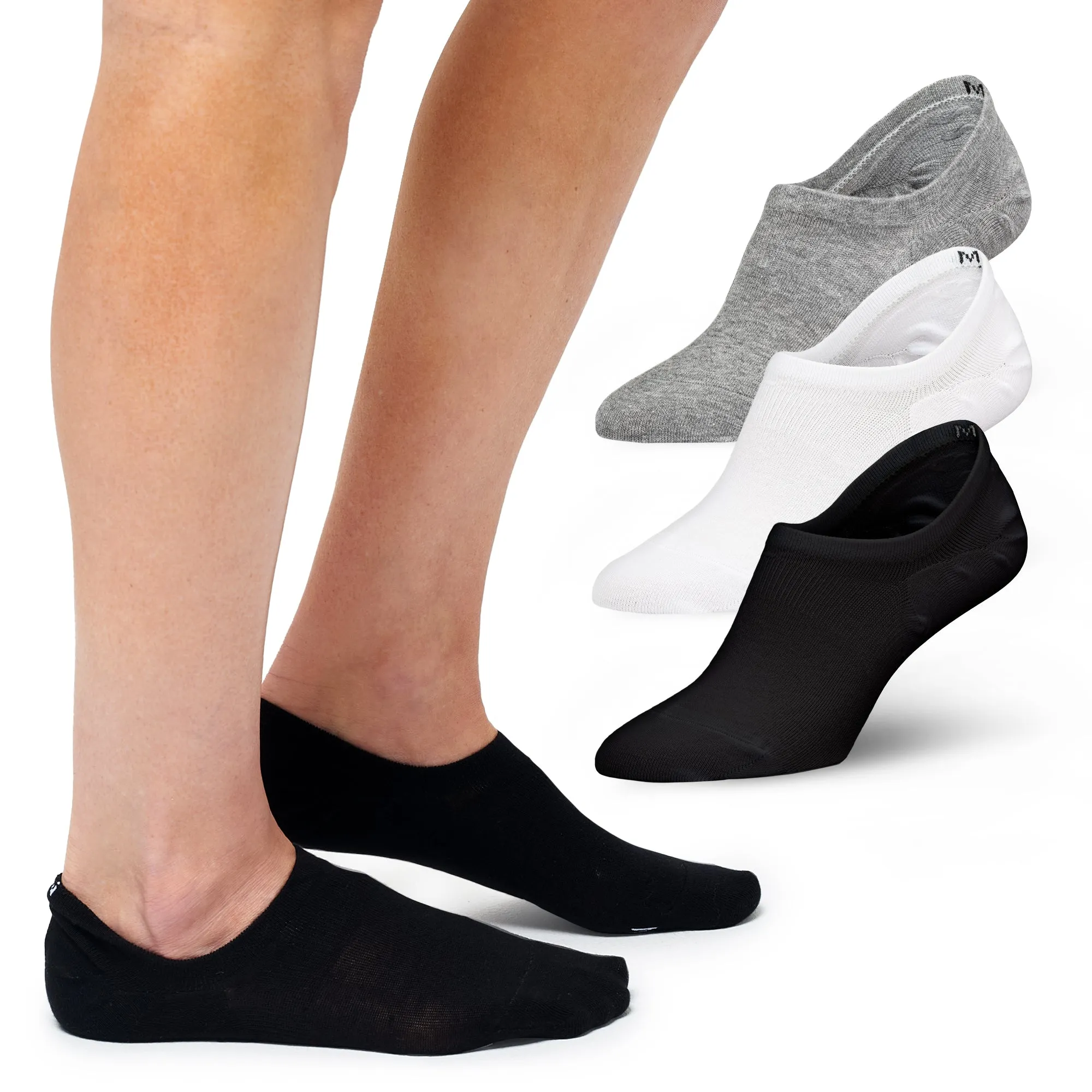 No-Show Socks - 5 Pair Pack