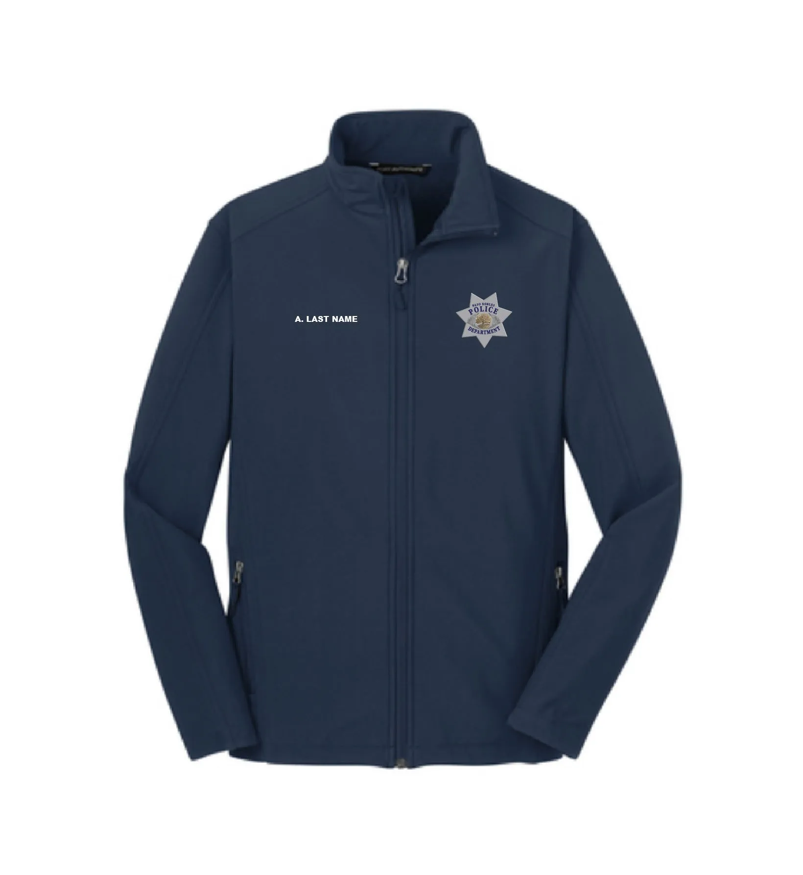 Paso Robles Police Dept. Unisex Soft Shell Jacket - EMB