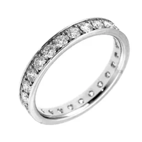 Platinum Diamond Full Eternity Ring