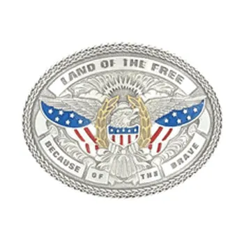 "Land Of The Free" Buckle