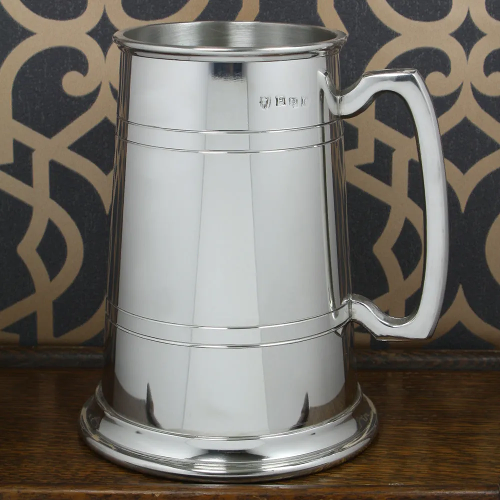 "The Beast" Jumbo Two Pint Pewter Tankard