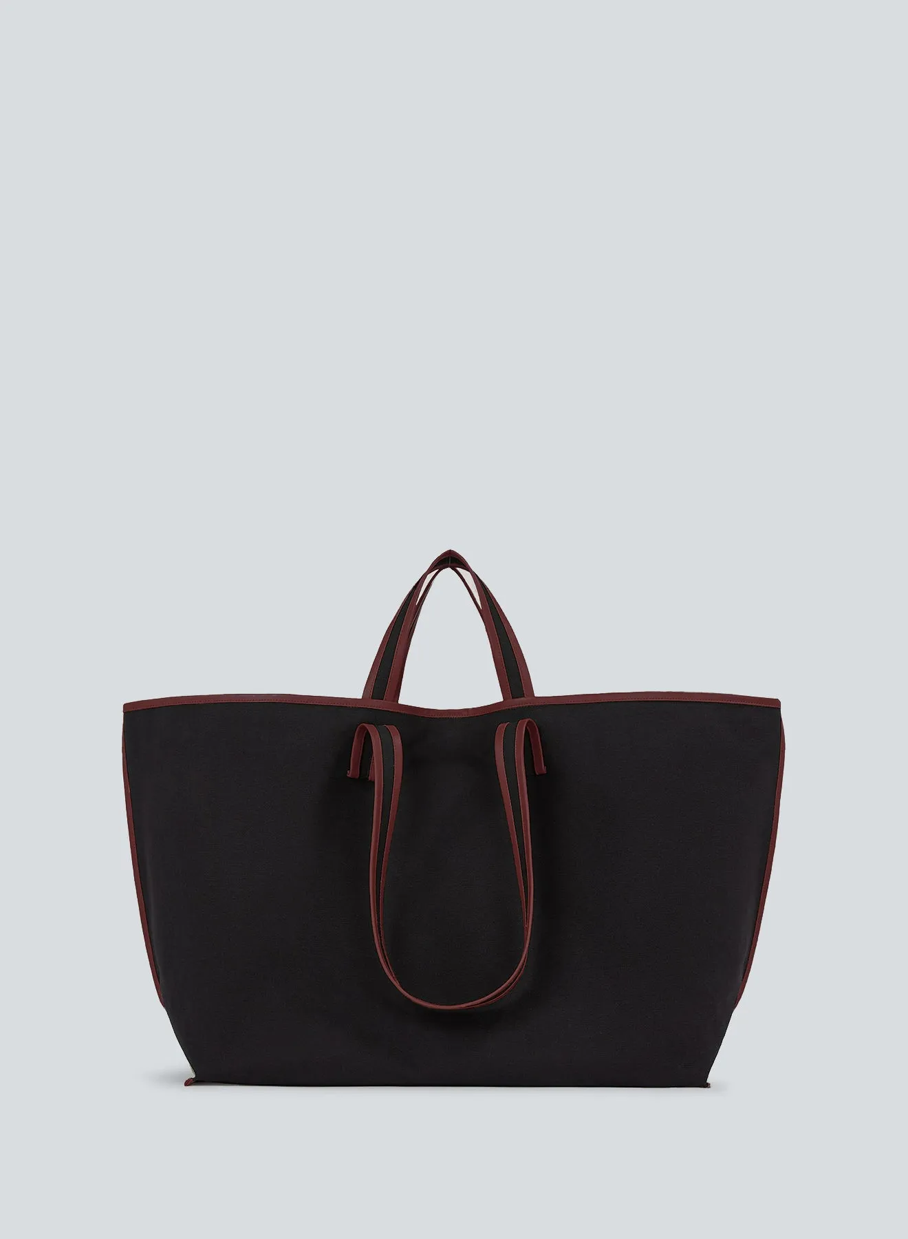 Tote canvas | navy / oil bordeaux