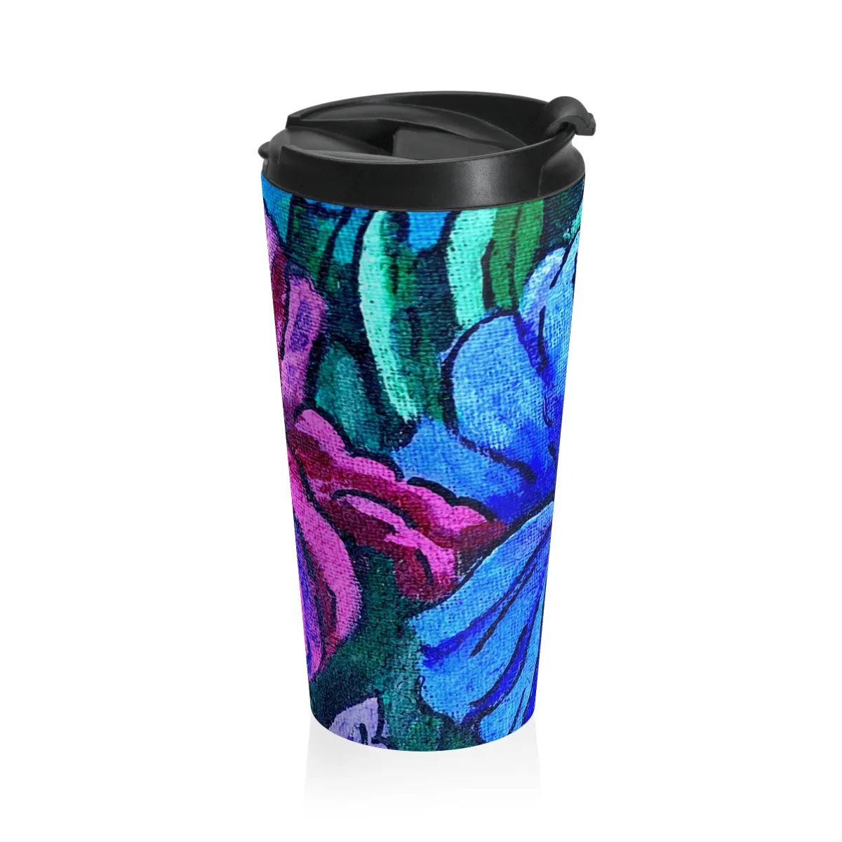 Travel Mug in Stainless Steel "Purple Riot"