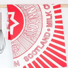 Tunnock's Teacake Wrapper Tea Towel