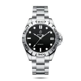 URBAN DATE(STEEL)- 3-Hand Hi-beat(28,800 bph) with 72 Hrs Power-reserve Automatic Watch