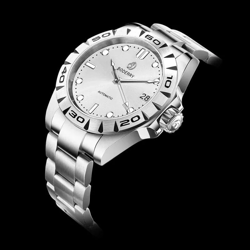 URBAN DATE(STEEL)- 3-Hand Hi-beat(28,800 bph) with 72 Hrs Power-reserve Automatic Watch