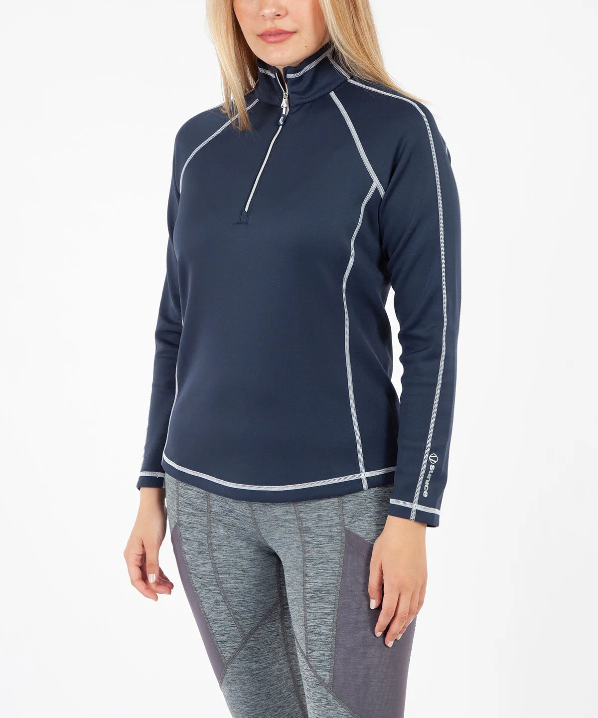 Women's Maddy Lightweight Stretch Thermal Half-Zip Pullover